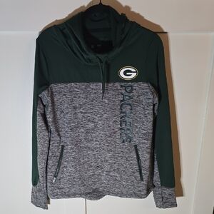 NFL Team Apparel Women's Green Hoodie